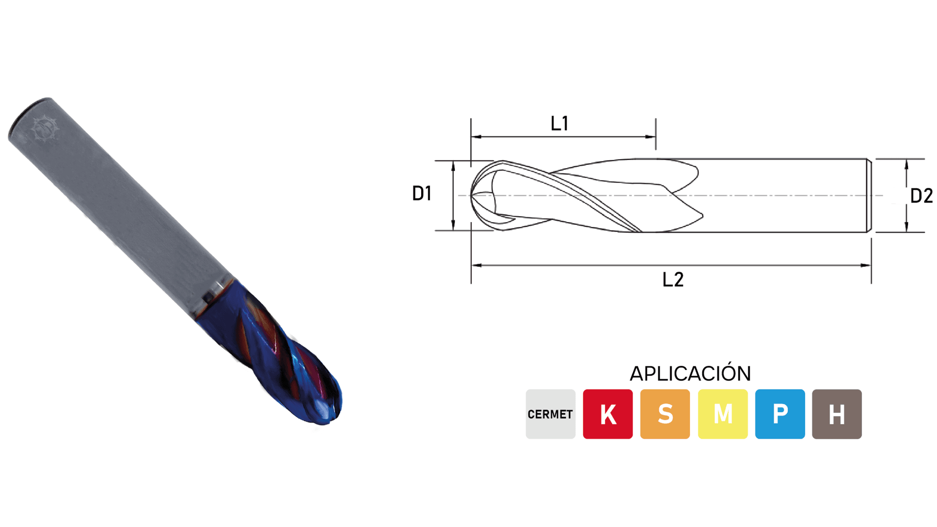 4 filos métrico bola Nano